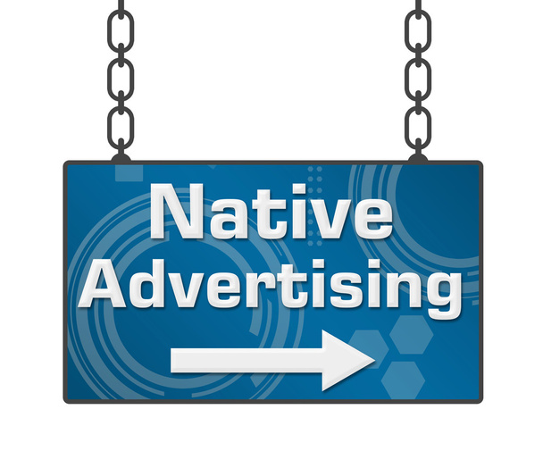 Letrero de publicidad nativa
 - Foto, imagen