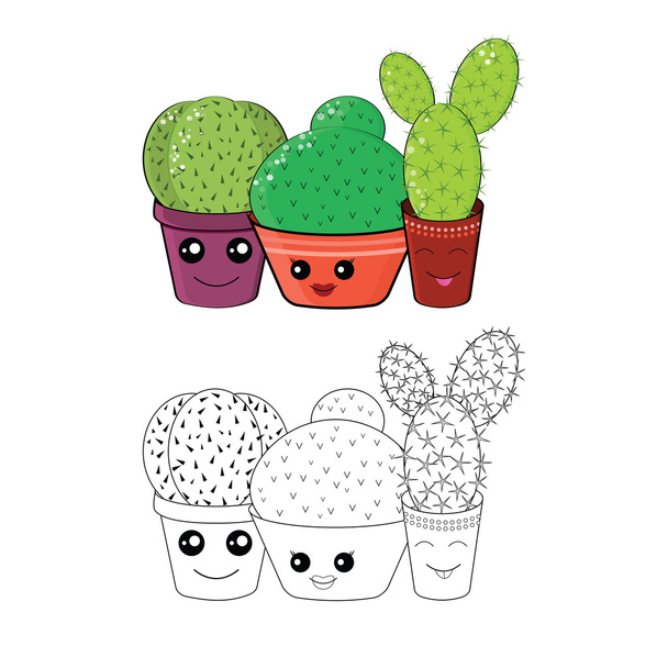 Colorazione con cactus
 - Foto, immagini