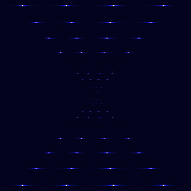 Modrý neon laser perspektiva - Vektor, obrázek