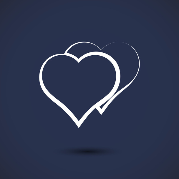 Hearts Icon illustration - Vettoriali, immagini