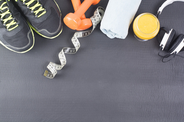 Diet concept with sport equipment - Photo, Image