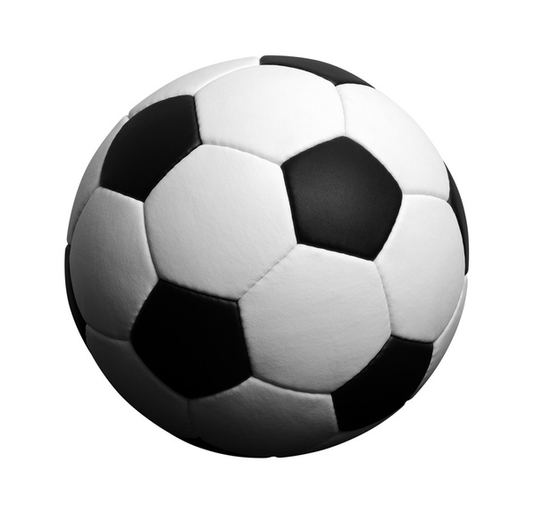 pallone da calcio isolato su bianco - Foto, immagini