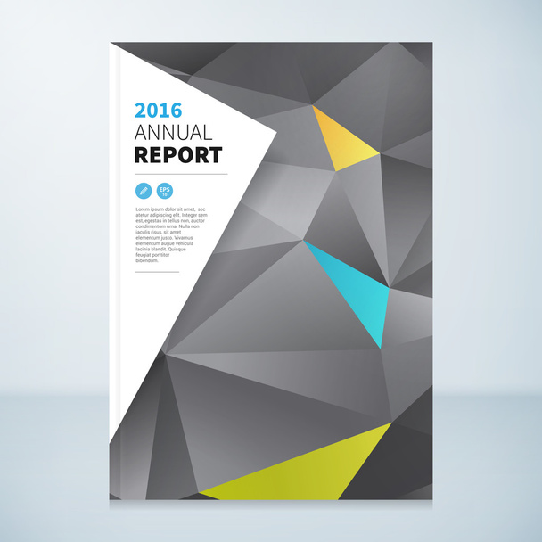 Ετήσια έκθεση διάνυσμα φόντο πρότυπο σχεδίασης - Διάνυσμα, εικόνα