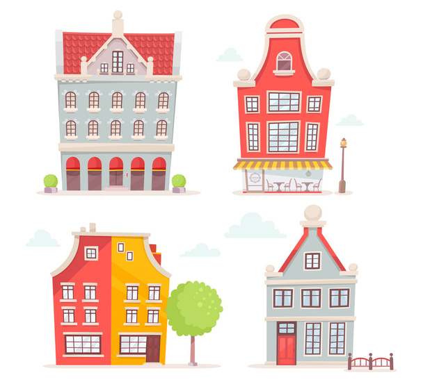 illustration des bâtiments de la ville
 - Vecteur, image