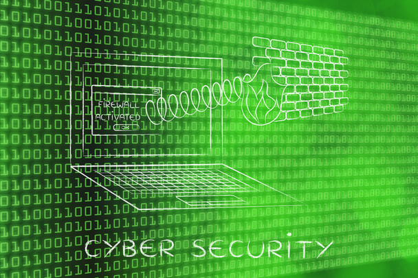 concept of cyber security - Photo, Image