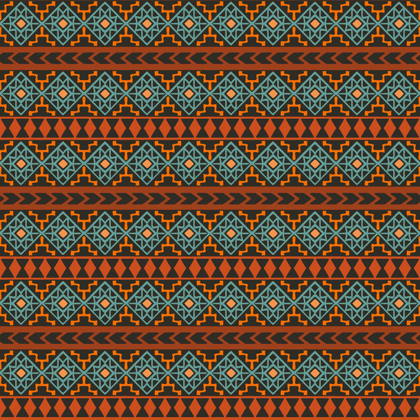 Naadloze geometrische etnische patroon, Azteekse motieven - Vector, afbeelding