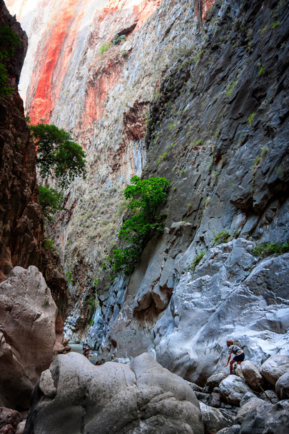 Saklikent Canyon, Törökország sziklák és hegyek - Fotó, kép