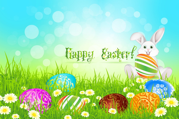 Easter Holiday Background - Vector, afbeelding