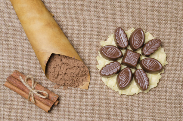 конфеты шеколадный с какао
 - Фото, изображение