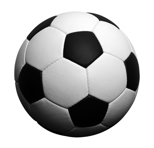pelota de fútbol aislado en blanco - Foto, imagen