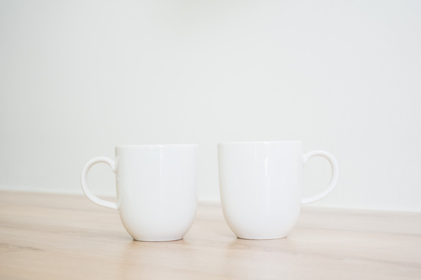 λευκό φλιτζάνι καφέ - Φωτογραφία, εικόνα