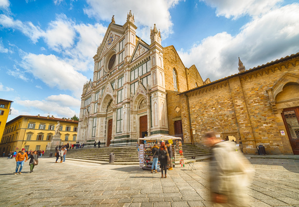 Church of Holy Cross in Florence, Italy - Fotoğraf, Görsel