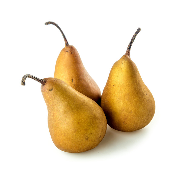 Pears with long stems on white - Photo, Image