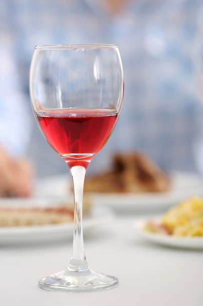 Glass of red wine - Фото, изображение