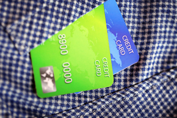 Kreditní karty v kapse  - Fotografie, Obrázek