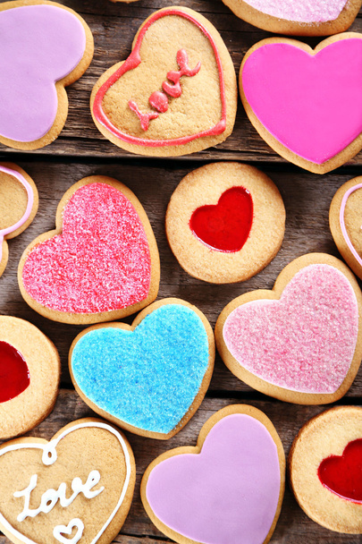 Assortment of love cookies - Foto, Bild