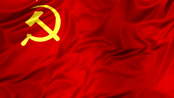 Szovjet zászlót lengetve - Felvétel, videó
