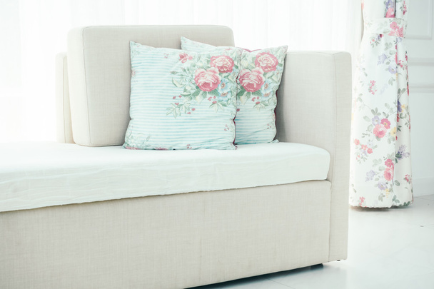 Pillow on sofa - Photo, Image