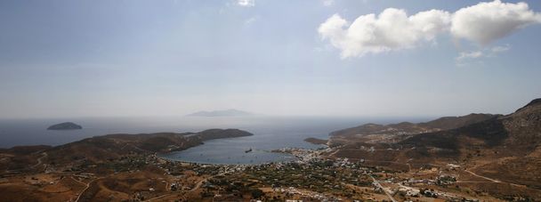 a madártávlatból nézet a sziget. Görögország. panoráma - Fotó, kép