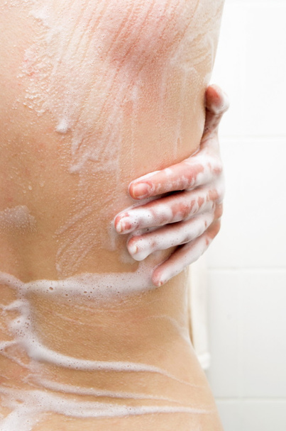 donna dettagli del corpo sotto la doccia
 - Foto, immagini