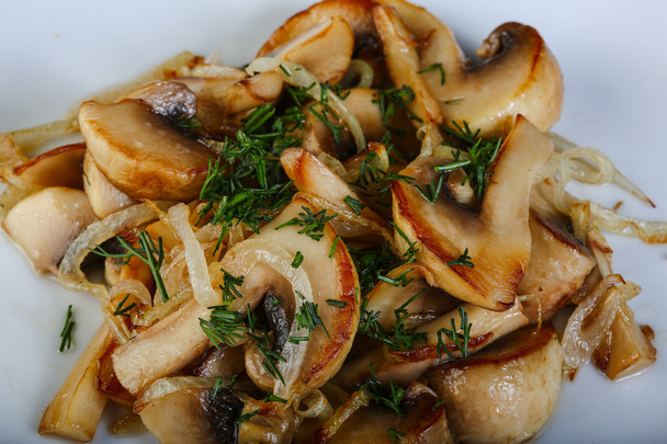 Deliciosos cogumelos assados
 - Foto, Imagem