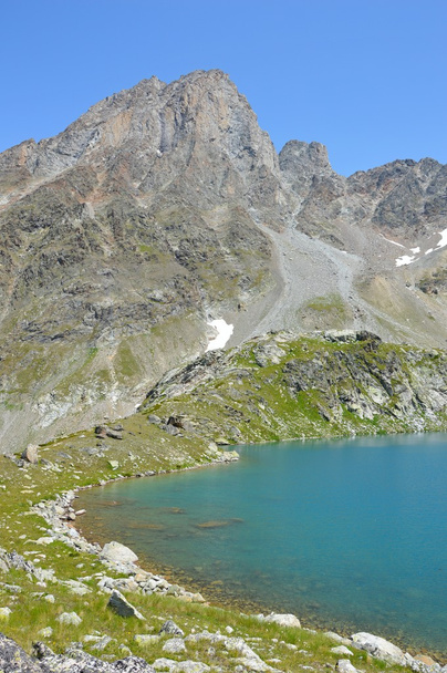 Mountain blue lake - Fotoğraf, Görsel