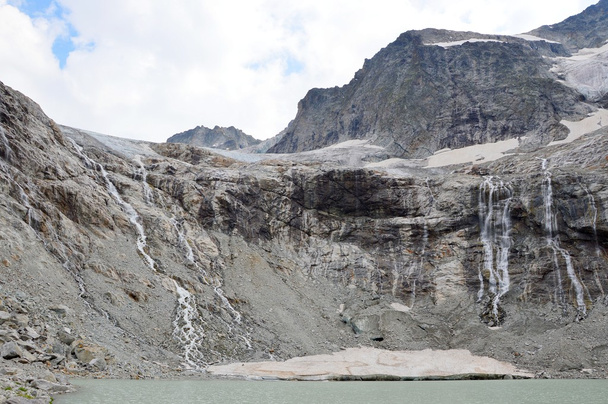 The mountain lakes and glaciers - Zdjęcie, obraz