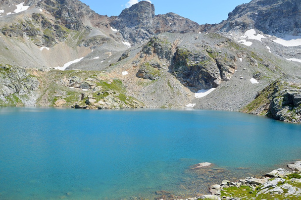 Mountain blue lake - Photo, image