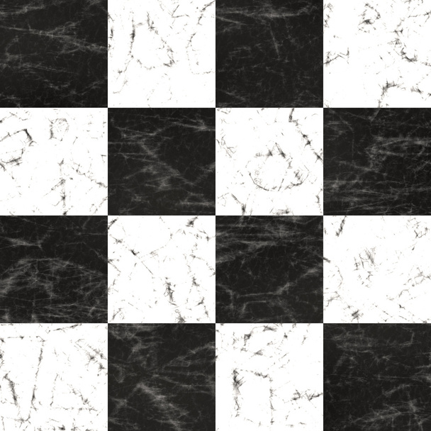 Marble checkerboard floor - Photo, Image