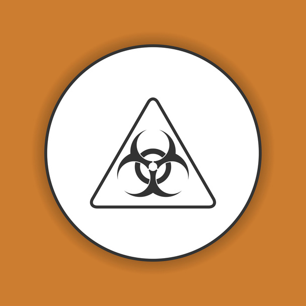 Vektor Biohazard Zeichen oder Symbol - Vektor, Bild