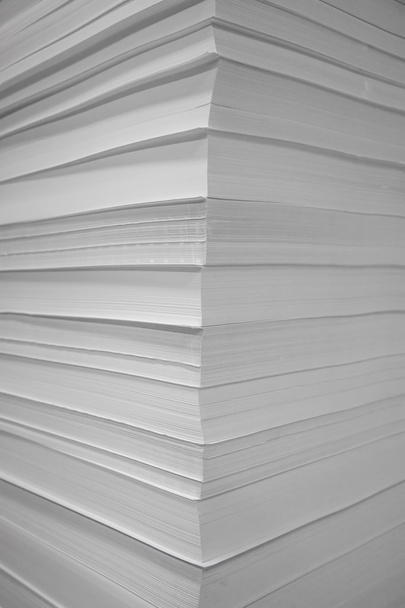 Egy halom fehér könyv - Fotó, kép