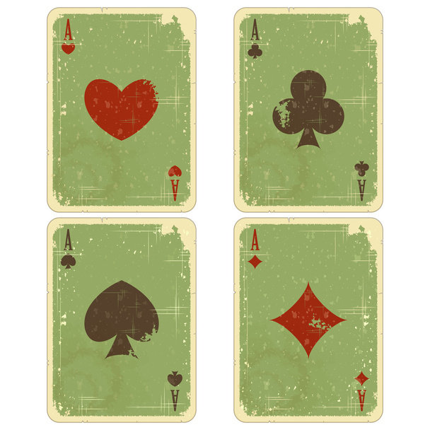 Playing cards - Vektor, kép