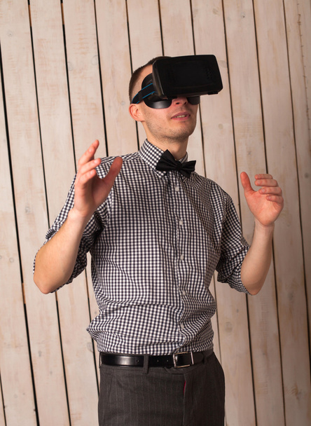 Man in VR glasses - Photo, Image