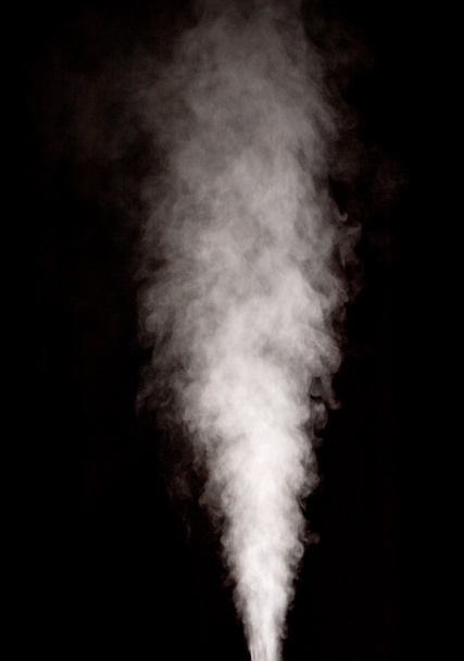 White vapor on the black - Photo, Image