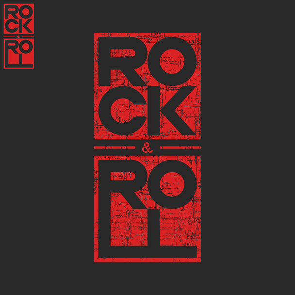 Cartel concierto Rock and Roll
 - Vector, imagen