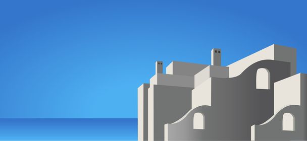 Mediterranean Architecture - Vector, Image