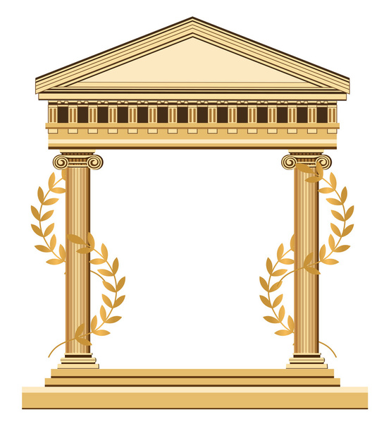 Antik Yunan sembolleri - Vektör, Görsel