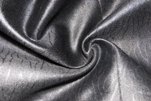 Black silk texture - Zdjęcie, obraz