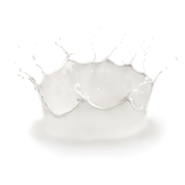 Milk splash isolated - Φωτογραφία, εικόνα