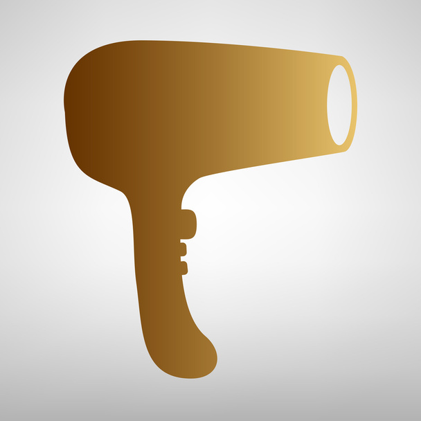 Hair Dryer sign - Vector, Image