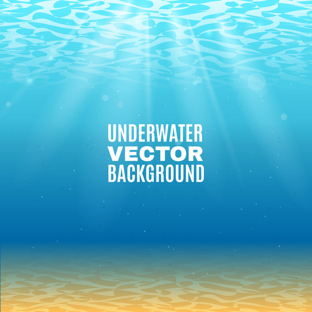 水中のベクトルの背景 - ベクター画像