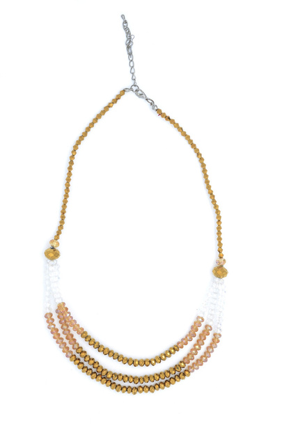 necklace isolated on white - Photo, Image