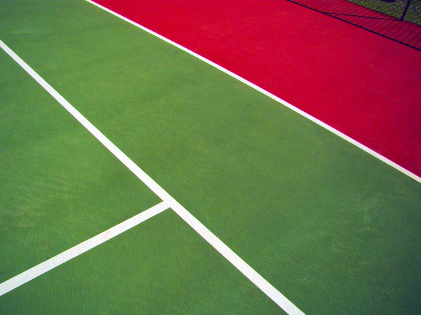 テニスコートの詳細 - 写真・画像