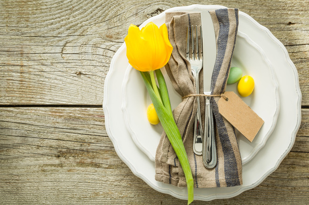 Easter table setting - Photo, image