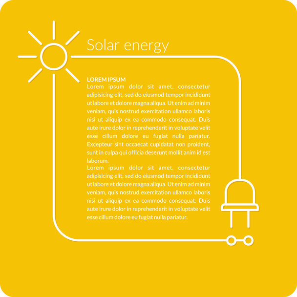 Fonds d'énergie solaire
. - Vecteur, image
