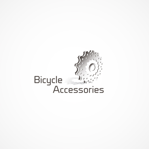 Logo de accesorios de bicicleta
. - Vector, Imagen