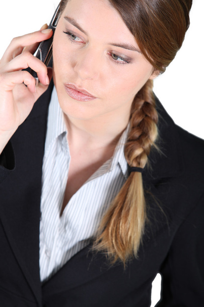 Young businesswoman on the phone. - Fotó, kép
