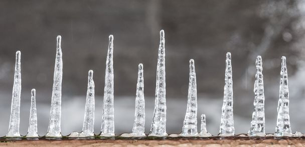 μοτίβο των κρυστάλλων πάγου  - Φωτογραφία, εικόνα
