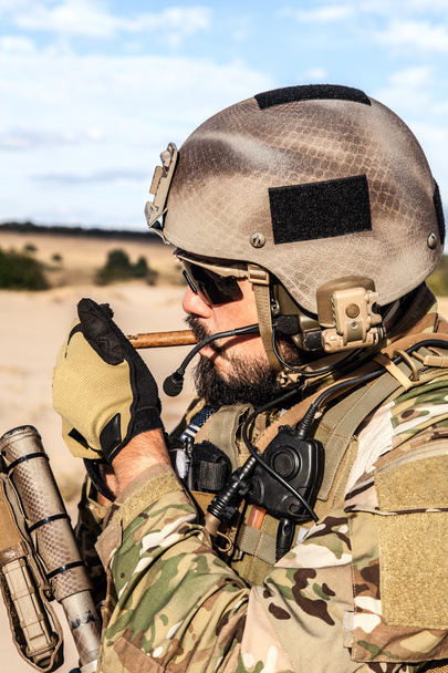 soldat de l'armée américaine fumer
 - Photo, image