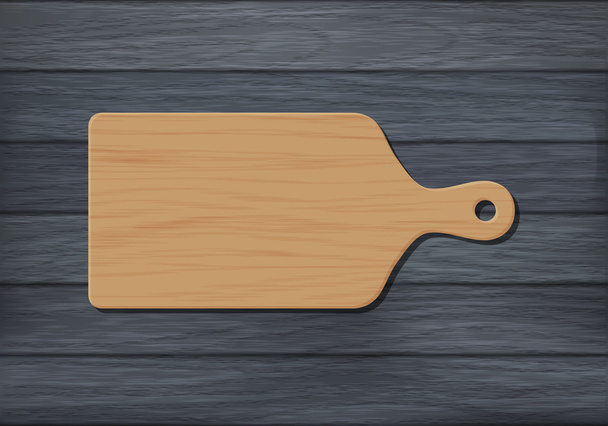 dřevěná sekací deska - Vektor, obrázek
